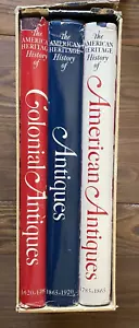 American Heritage History of American Antiques Colonial Antiques HCDJ Slipcase - Imagen 1 de 24