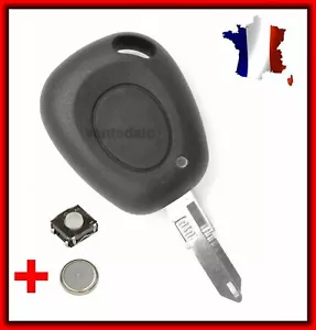 Carcasa Llave para Renault Laguna Megane Espace Safrane Clio Scenic + Pedal + - Imagen 1 de 2