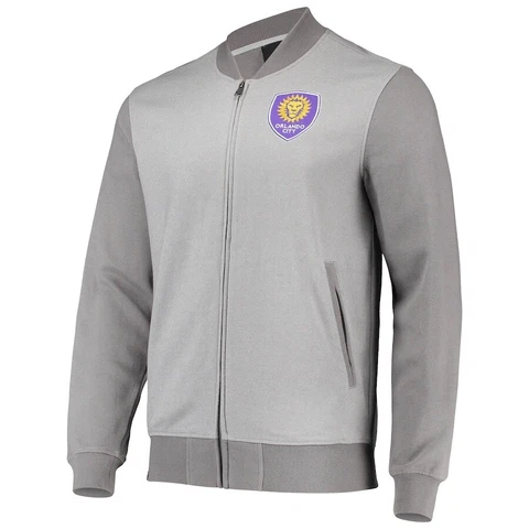 Adidas Men’s Orlando City SC Soccer Full Zip Team Fleece Jacket Large L MLS US Cover