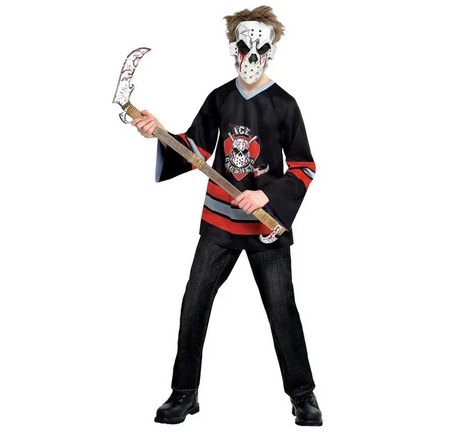 Disfraz de Halloween Bloody Face Off para niño Foto 1 de 1