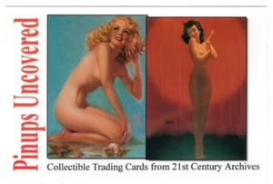 Promo- Pinups Uncovered Postcard Promo Earl Moran - Picture 1 of 2