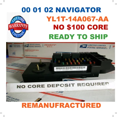 CAJA DE FUSIBLES INTERIOR LINCOLN NAVEGATOR RECONSTRUIDA YL1T-14A067-AA 2000 2001 2002 Foto 1 de 4