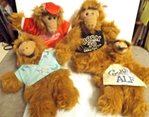 Vintage Konvolut 4 ALF A.L.F. Alien Toy TV Show 1988 Burger King Handpuppen - Bild 1 von 6