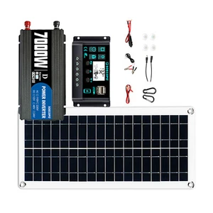 7000W 100A 110V/220V 200W solar Panel Solar Power Generator Home Grid System KE1 - Picture 1 of 21