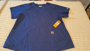 Carhartt Force Damen Scrubs V-Ausschnitt Tasche 2XL Modern Fit Navy Blau Neu mit Etikett Krankenschwester - Bild 1 von 7