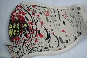 MASCARILLA MEDIA CARA ZOMBIE CLIMA FRÍO NEOPRENO REVERSO A NEGRO SKING MOTO - Imagen 1 de 12
