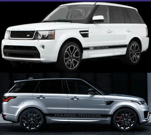 Range Rover Rocker Side Stripe Decals Both Sides Graphics Any Year or Model - Picture 1 of 4