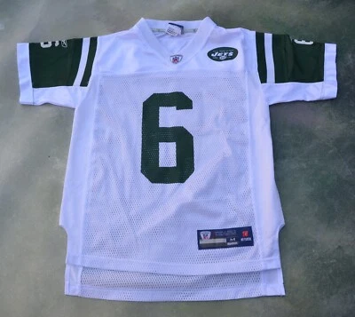 Camiseta Reebok NFL New York Jets Mark Sanchez #6 Talla Juvenil M (10-12). Foto 1 de 4
