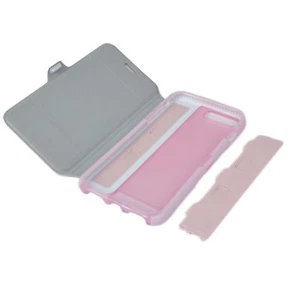 Genuine official Tech21 Evo wallet flip book case cover apple iphone SE 3 pink - Picture 1 of 9