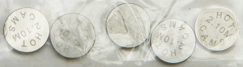 Hot Cams Valve Shims 5 Pack 9.48x2.10MM 5PK948210 Honda CRF450R CRF450X RVT1000R - Image 1 of 1