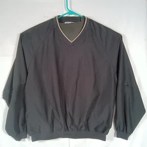 Grand Slam Men's Large Black Golf Windbreaker Jacket Removable Zip Off Sleeves - Picture 1 of 9