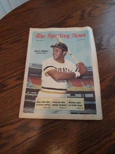 MAY 22,1971-THE SPORTING NEWS-WILLIE STARGELL OF THE PITTSBURGH PIRATES(NM) - Picture 1 of 1