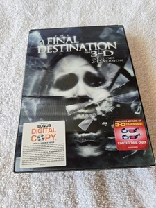 The Final Destination in 3-D New DVD w/ 4 3d Glasses 3D Lenticular Slipcover - Foto 1 di 3