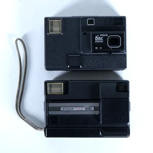 Vintage Kodak Disc Camera Lot of 2 - Teledisc, Disc 2000 - Untested - Picture 1 of 3