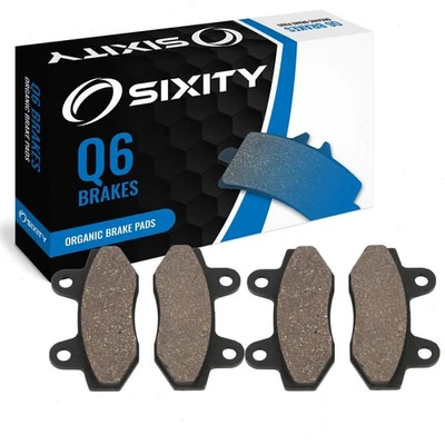 Front Organic Brake Pads 2006-2011 Hyosung GV650 Set Full Kit  Complete jt - Image 1 of 4