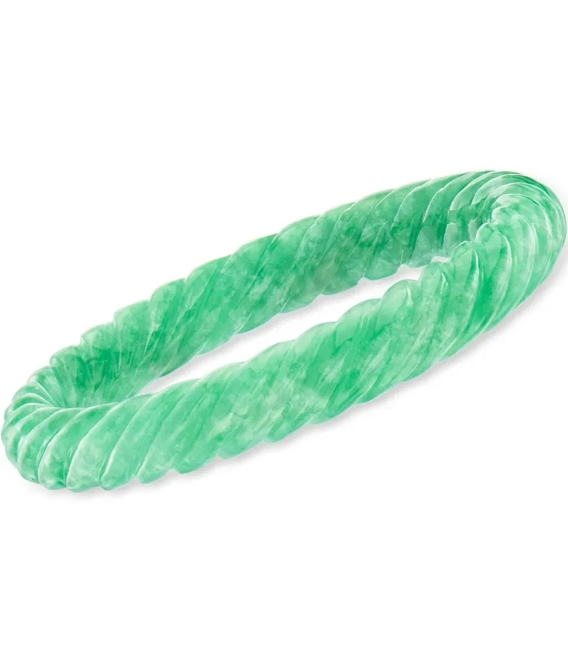 Резной нефрит браслет 7,5 дюйма - Изображение 1 из 1