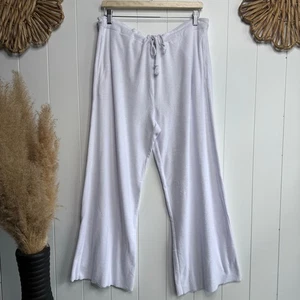 Free People pants straight leg terry casual lounge Medium beach cozy Movement - Picture 1 of 9
