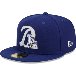 Gorra ajustada para hombre New Era Royal Los Angeles Dodgers con logotipo dúo 59FIFTY - Imagen 1 de 6