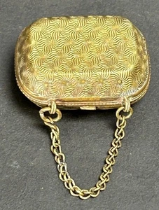 Antiguo collar colgante con aroma victoriano tono dorado pequeño - Imagen 1 de 14