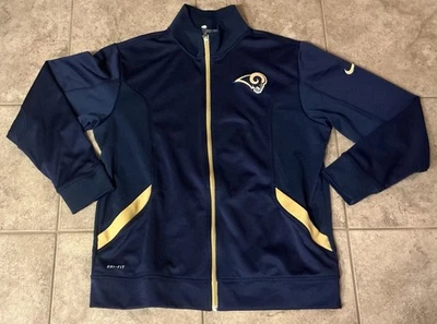 Chaqueta Los Angeles Rams Cremallera Completa/Nike Dri-Fit/Grande/Azul/(St. Louis Rams) Foto 1 de 4