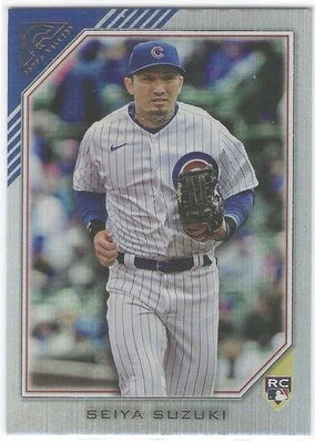 Seiya Suzuki 2022 Topps Gallery Rainbow Foil Parallel SP #137 Chicago Cubs RC - Image 1 of 2