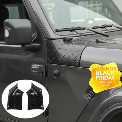 Side Outer Cowl Body Armor Covers Corner Guards For Jeep Wrangler JL JLU 2018-23 Foto 1 de 4