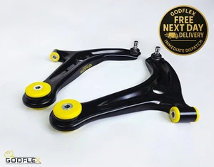 Ford Fiesta Front Wishbone Suspension Arms Bushes Ball Joints MK7 7.5 Poly 08-17 - Picture 1 of 5