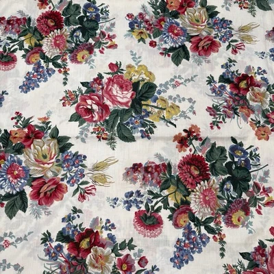 "Tela Ralph Lauren Valerie floral extra ancha 94"" X 2,75 yardas vintage 1992" Foto 1 de 4