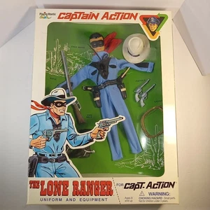 CAPTAIN ACTION LONE RANGER UNIFORM & EQUIPMENT WESTERN COWBOY 2000 MIB - Picture 1 of 6