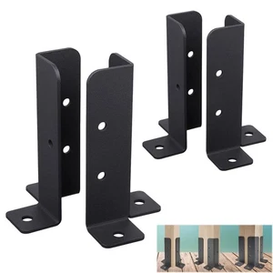 4Pcs Adjustable Deck Post Anchor Base Brackets Fit 1.5x1.5,2x2,2x4,4x4 Post,H... - Picture 1 of 7