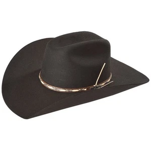 Sombrero de Vaquero Resistol Jason Aldean Amarillo Fieltro Cielo - Imagen 1 de 3