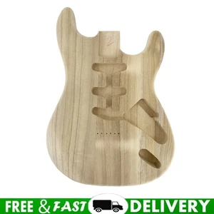 Nuevo cuerpo de guitarra eléctrica de repuesto pastillas SSS perno de madera de paulownia en los tacones - Imagen 1 de 11