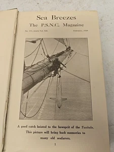 Sea Breezes Magazine 1929 Bound Volume 12 - Foto 1 di 7
