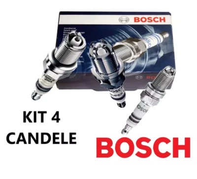 4 CANDELE BOSCH FIAT PANDA 169 GRANDE PUNTO MITO 500 YPSILON 600 1.2 BENZINA - Immagine 1 di 3