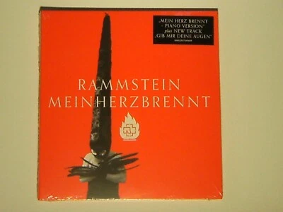CD Single Limited Edition RAMMSTEIN MEIN HERZ BRENNT [ NEUF SOUS BLISTER ] RARE - Photo 1/4