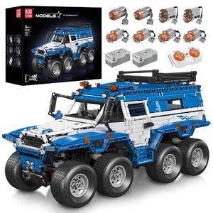 Mould King 13089 Pojazd terenowy 8x8 ATV Ciężarówka Zestaw Klocki zaciskowe Zabawka - Zdjęcie 1 z 9