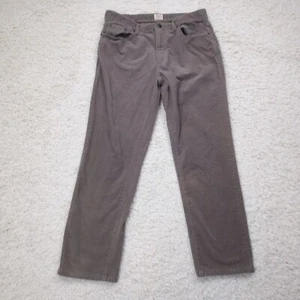 Faherty Hose Herren 31x27 FIT grau Cord Stretch Freizeit Etikett 32 - Bild 1 von 11