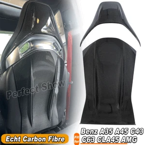 Passt für Benz W176 W117 A35 A45 CLA45 AMG Carbon Sitzabdeckung Abdeckung Sitze - Bild 1 von 13