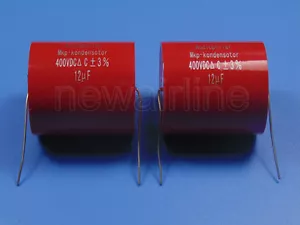 2pcs 400V 12uF MKP Crossover Metallized Polypropylene Non-Polarized Capacitor - Picture 1 of 1