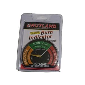 Rutland Magnetic 701-6 Stove Pipe Thermometer Burn Indicator