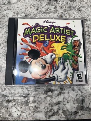 Disney’s Magic Artist Deluxe PC Interactive Game Program 2001 Drawing Mickey  - Image 1 of 4