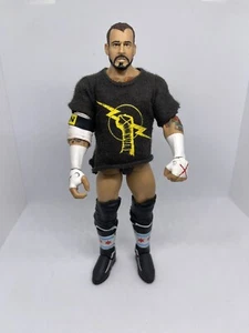 WWE CM Punk Elite Series 11 Nexus COMPLETO RARO Mattel Wrestling Figure - Foto 1 di 9