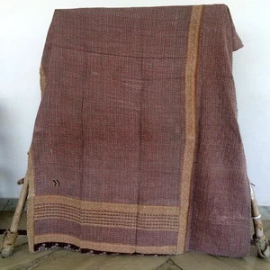 Handgefertigte Baumwolle Bettläufer Vintage Decke Twin Kantha Quilt Boho Tage... - Bild 1 von 4