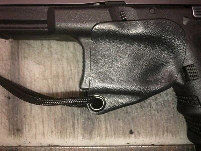 Kydex Trigger Guard for Glock 19/23 with Light Attached - Black - Image 1 of 4