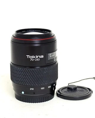 Tokina SD 70-210mm 1:4-5.6 Zoom Lens Minolta Maxxum AF Dynax 35mm SLR film - Image 1 of 3