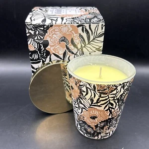 Lilly Pulitzer Onyx Peony Citrus Scent Soy Based Printed Candle New In Box - Picture 1 of 7