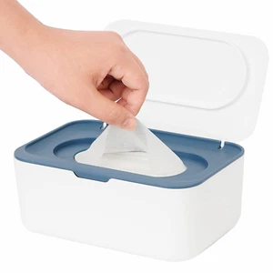 Wipes Dispenser, Wipe Holder for Baby & Adult, Refillable Wipe Container, Keeps - Picture 1 of 12