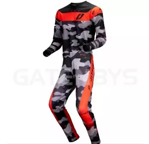 KIT MAGLIA E PANTALONI JITSIE CORE TRIALS ROSSO MIMETICO GASGAS MONTESA BETA TXT - Foto 1 di 8