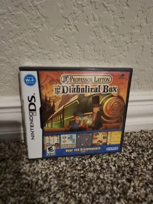 Professor Layton and the Diabolical Box (Nintendo DS, 2009) Sealed New - Image 1 of 3