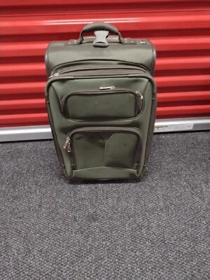 DELSEY 23” Softside Expandable 2-Wheel Rolling, Carry-On Luggage, Green - Image 1 of 4